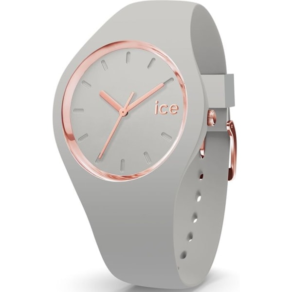 Kello - Ice-Watch - ICE glam pastelli Tuuli - Silikoni - Vedenpitävyys 10 Atm - Analoginen grå