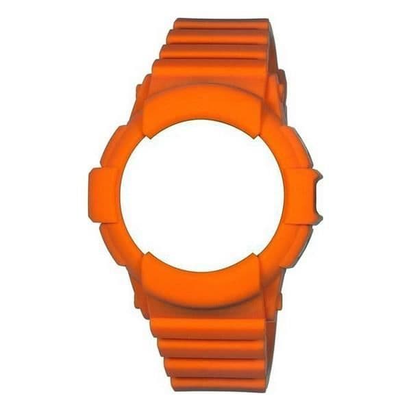 Urværksrem - Watx & Colors - 43 mm - Farve: Grå - Materiale: Silikone - Stil: Trendy Grå