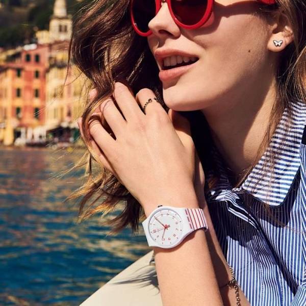 Klocka - Swatch - SUOW150 - Quartz - Vit - Unisex Vit