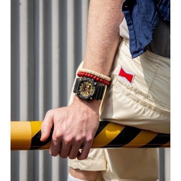CASIO Ur G -SHOCK - Stødsikkert - Multifunktion - Sort