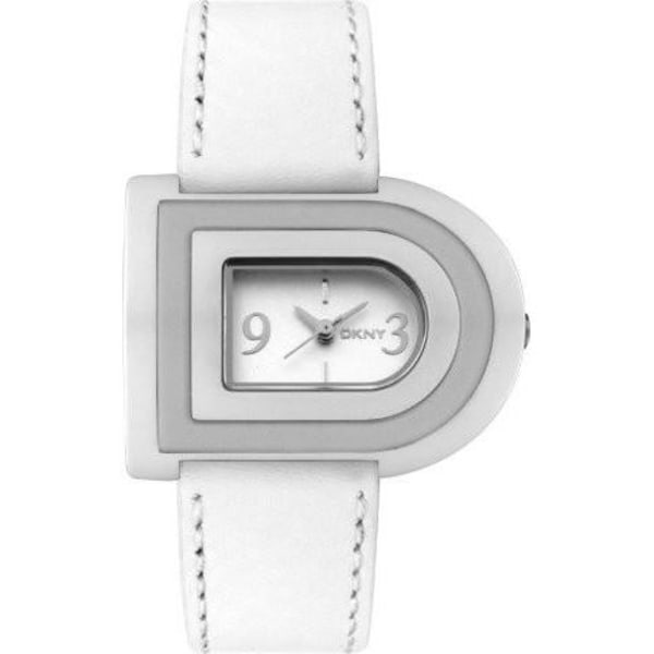 Dameur - DKNY - NY4564 - Quartz - Analog - Sølv Læder