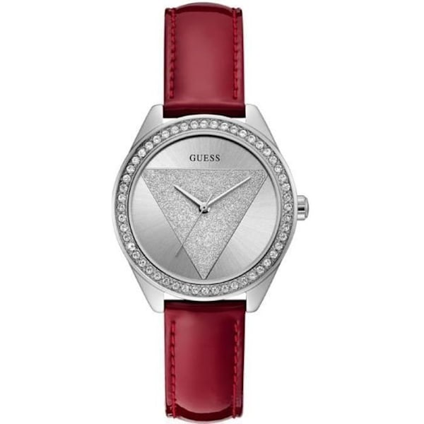 Klocka - Guess - Tri Glitz W0884L1 - Rostfritt stål - Läder - Kvarts Pengar