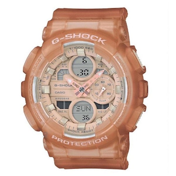Klocka - G-Shock - GMA-S140NC-5A1ER - Dam - Rosa - Plast - Resin Rosa, beige
