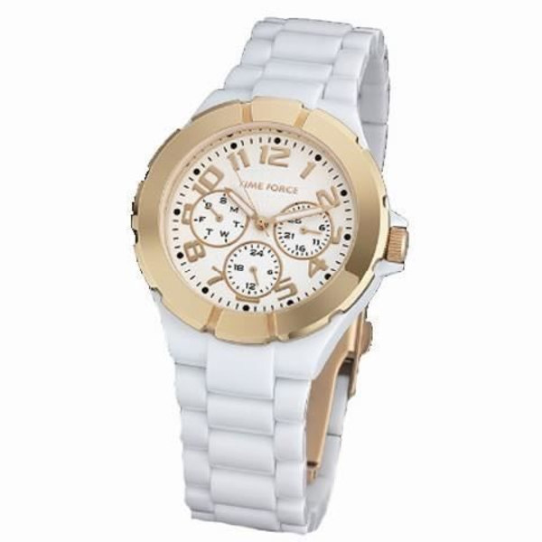 Ur - Time Force - TF4175L11 - Kvarts - Analog - Dame - Hvid