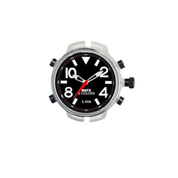 Herreur - WATX&COLORS - RWA3700 - Quartz - Analog - Sort, Grå Svart grå