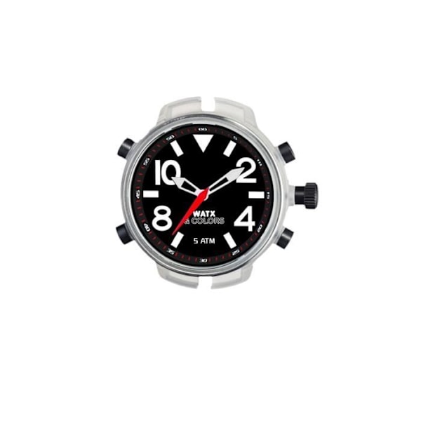 Herrklocka - WATX&COLORS - RWA3700 - Quartz - Analog - Svart, Grå Svart grå