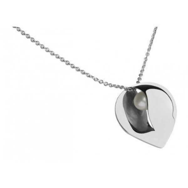 Collier Kvinde - Breil - TJ0896 - Stål - Hvid Perle - 1 stk. Vit