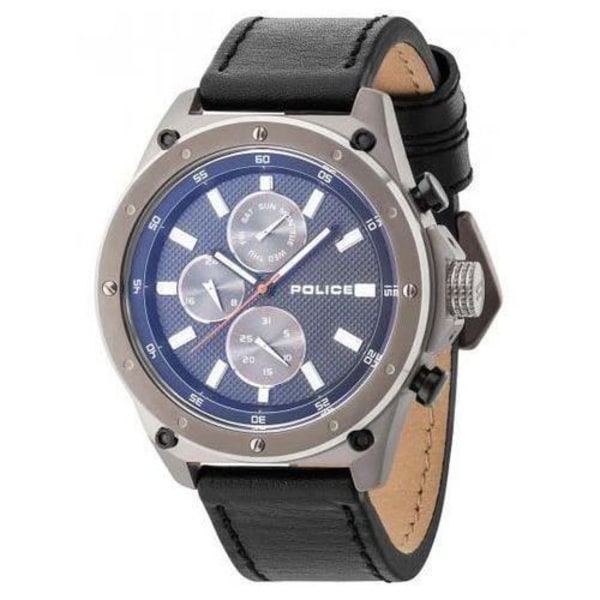 Ur - POLICE - R1451255003 - Quartz - Analog - Sort læder Svart