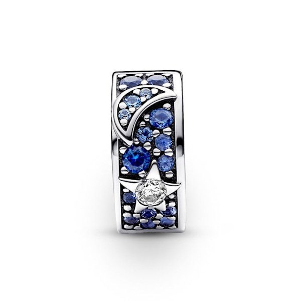 PANDORA Celestial Sun, Star & Moon Clip Charm 792681C01 Flerfärgad
