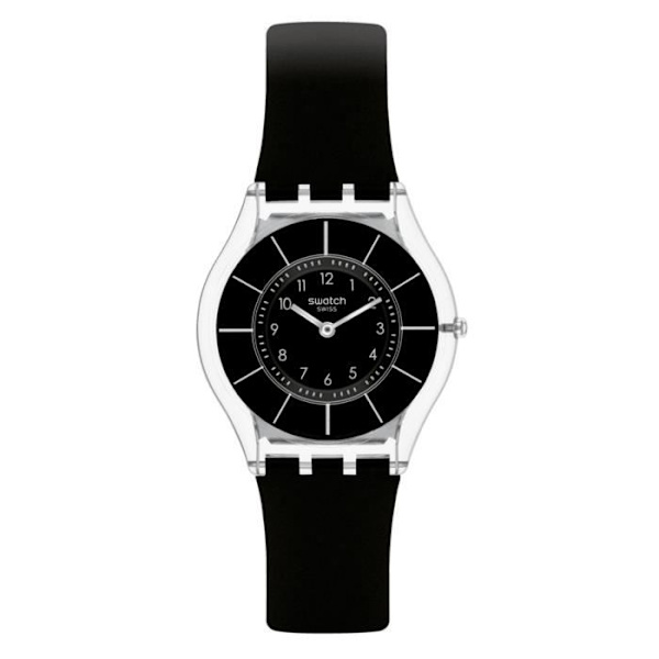 Swatch Skin Black Classiness Again klocka - Swatch - Silikon- och plastrem för kvinnor Svart