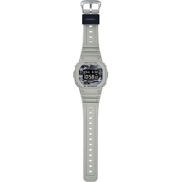 Casio - Herreur - Quartz - Digital - Sort plastikrem - DW-5600CA-8ER grå