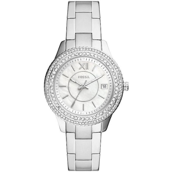FOSSIL Stella Sølv/Stål Dameur - Kvarts - 5 ATM Vandtæt Silver