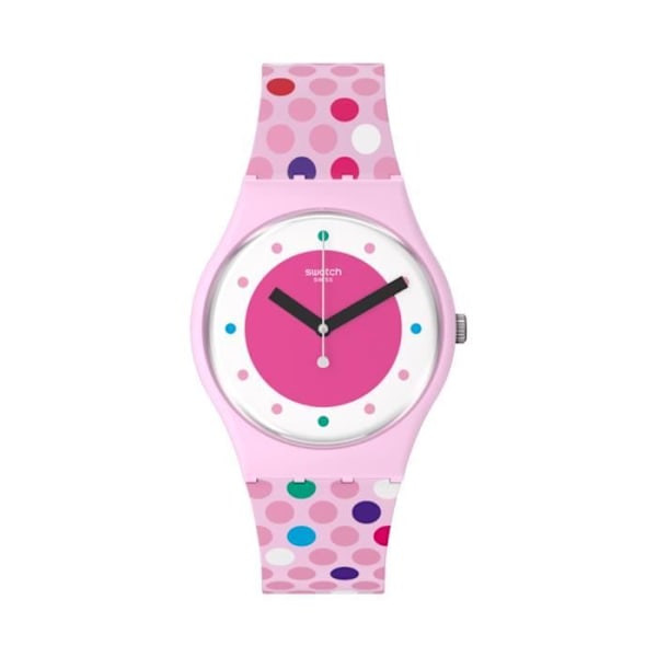 Kello - SWATCH - SO28P109 - 34mm - Silikoni - Analoginen - Unisex Rosa