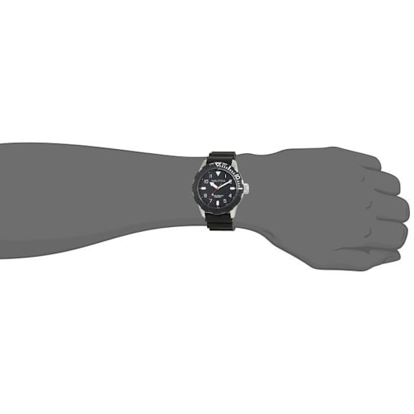 Ur - Nautica - Nad09519g - Analog - Kvarts - Sort Silikone 10 Atm