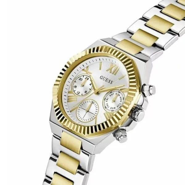 Ur - GUESS - GW0769L3 - Rustfrit Stål - Multifunktion - Bicolor Silver, Tvåfärgad