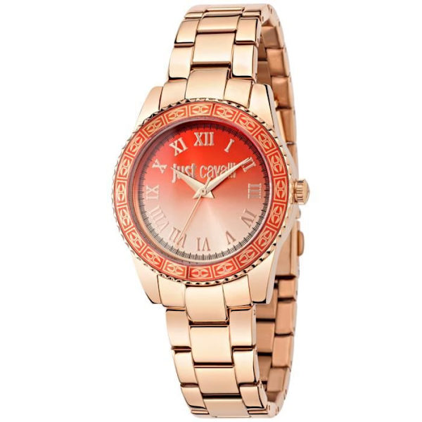 Ur - Just Cavalli - R7253202506 - Damer - Orange - Quartz - Analog Orange