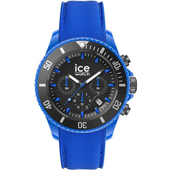 Herreur ICE WATCH Quartz Chronograph Silikonerem Blå 019840 Blå