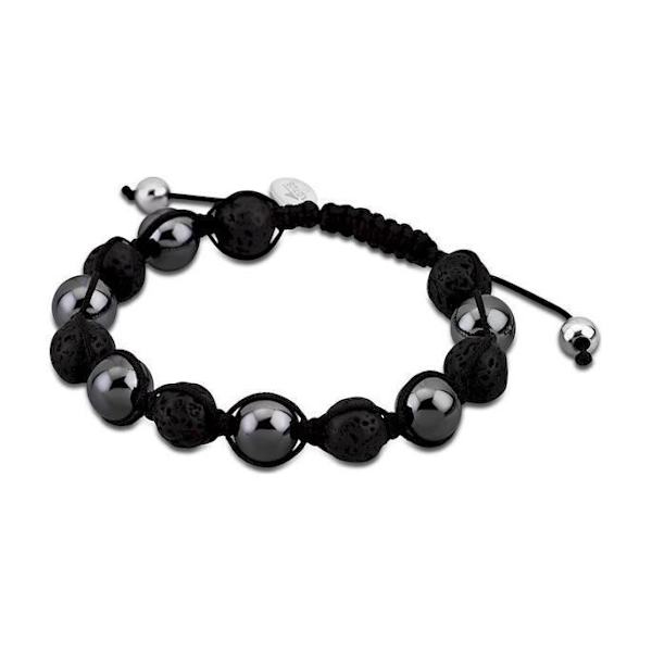 Armbånd - Lotus - LS3019-2-4 - Tekstil - 10 mm - Snørebånd