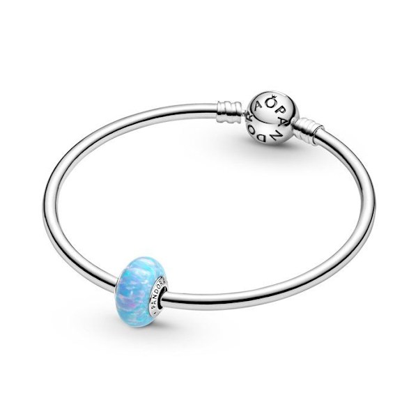 Charm - Pandora - Ocean Blue Opal - Hopea - Nainen - Aikuinen Blå
