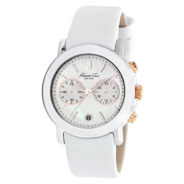 Damklocka - Kenneth Cole - KC2688 - Läder - Automatisk - Gul