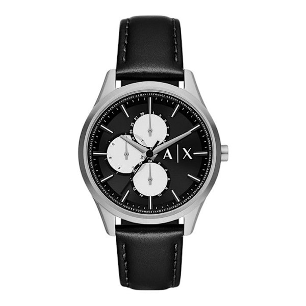 Armani Exchange Watch - Miesten - AX1872 - Musta Nahka - 42mm - 5 bar Svart