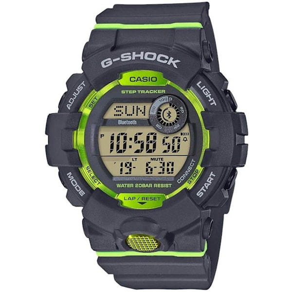 CASIO G-SHOCK Grey Resin Watch - Kvarts - Mineralglas - Digital - Vuxen - Rund Grå