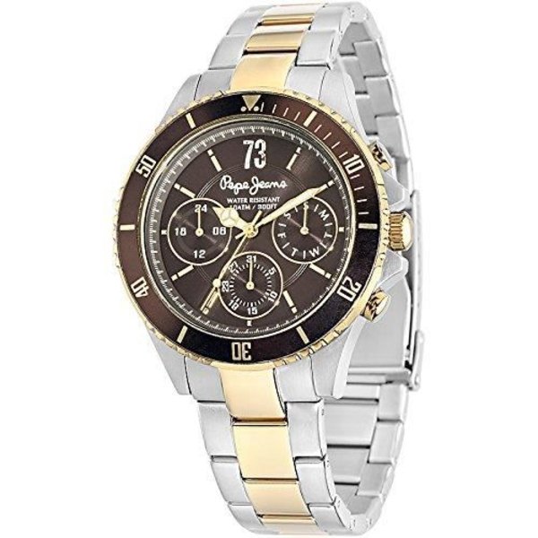 Ur - Pepe Jeans - R2353106001 - Kvarts - Analog - Brunt stål Brun