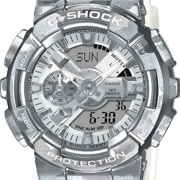 Klocka - Casio - G-Shock GM-110SCM-1AER - Kamouflage - Stötsäker - Automatisk Kamouflage