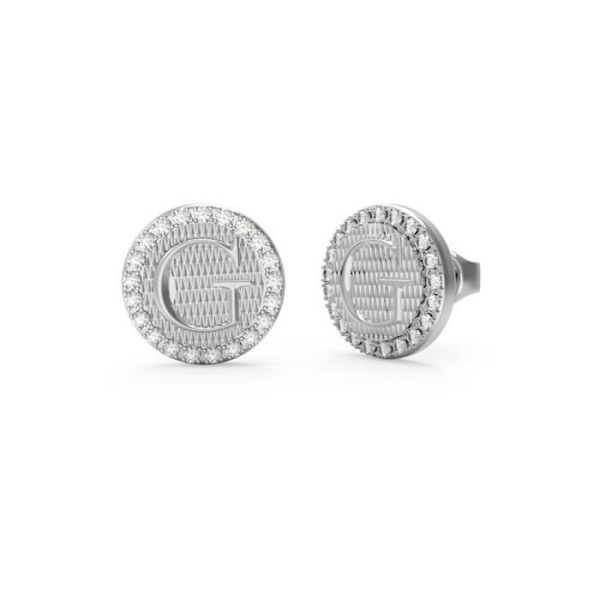 Øreringe GUESS JUBE02255JWRHT-U Steel Woman Sølv