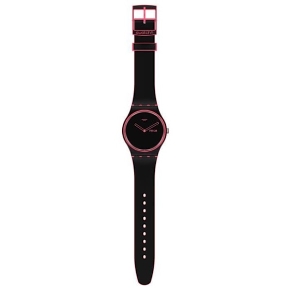 Klocka - Swatch - MINIMAL LINE PINK - Kvarts - 41mm - Vattentålighet 3 Atm Svart ros