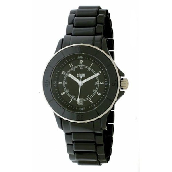 Dameur - Storm - ST4534-BK - Quartz - Analog skærm - Sort keramik Svart