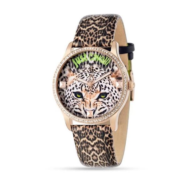 Ur - Just Cavalli - R7251211501 - Damer - Læder - Flerfarvet Flerfärgad
