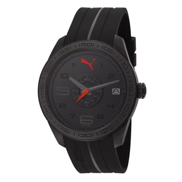 Klocka - Puma - PU102971004 - Kvarts - Analog - Sportig - Svart Svart