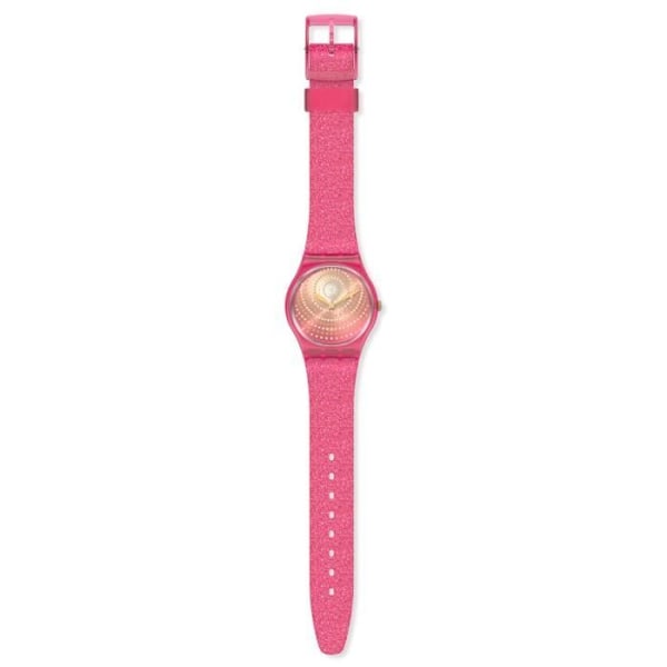 Silikone-/plastrem til kvinder - SWATCH - Swatch Chrysanthemum dameur - Materialefarve: Pink