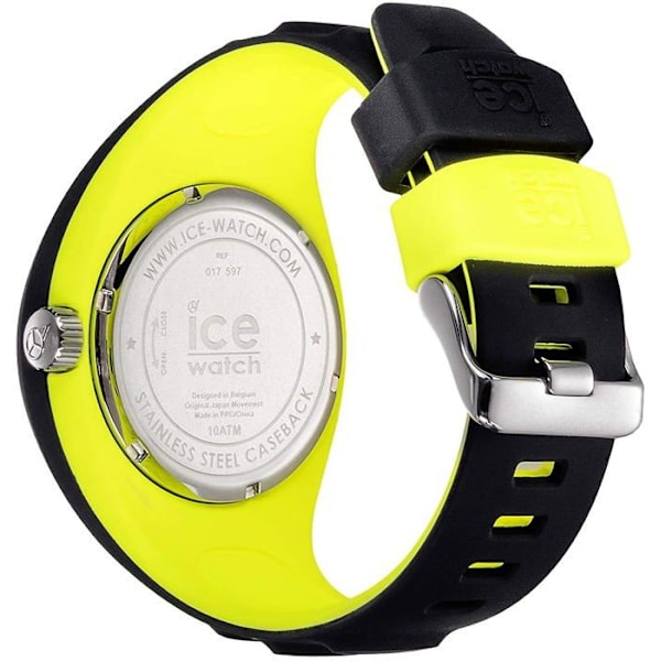 Klocka - Ice-Watch - P. Leclercq Black army - Silikon - Svart - Analog. Svart, fluorescerande gul