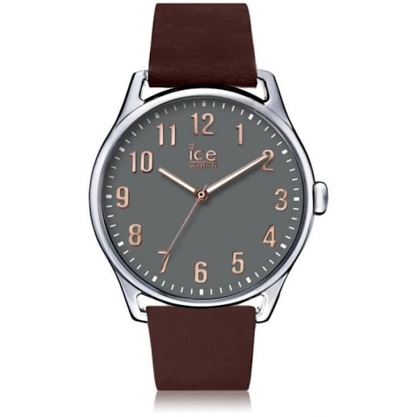 Ice-Watch - ICE time Brown Stone - Ruskea miesten kello nahkarannekkeella - 013046 (suuri)