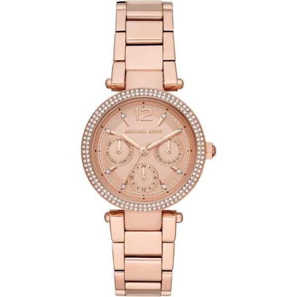 Multifunktionsur - MICHAEL KORS - Parker - Rustfrit stål - Roséguld - Vandmodstand 10 ATM Rose guld