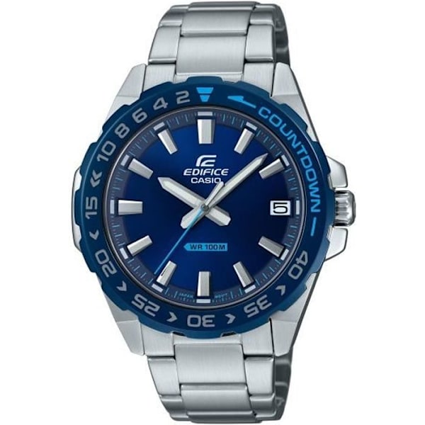 CASIO Edifice EFV-120DB-2AVUEF Klocka - Datum - Countdown Bezel - Grå Blå