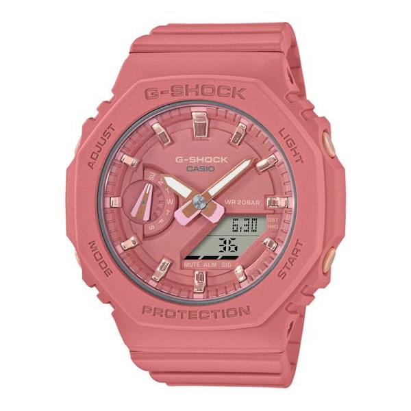 CASIO GMA-S2100-4A2ER Dameur - Quartz - Analog - Digital - Plastrem - Pink Rosa