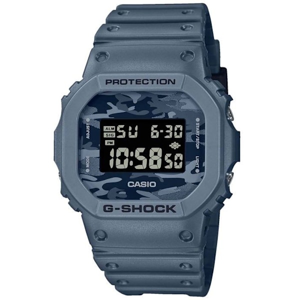 Ur - CASIO - G-Shock DW-5600CA-2ER - Kvarts - Digital - Vandtæt 200m Lyseblå