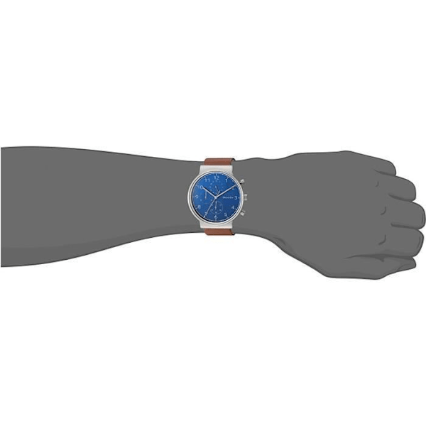 SKAGEN MIESTEN 40MM NAHKAREHMI RUOSTUMATTOMASTA TERÄKSESTÄ KUORO KVARTSIKELLO SKW6358