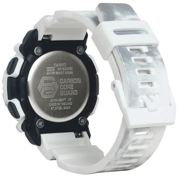 Casio GA-2200GC-7AER Herrklocka - Digital Analog Quartz - Flerfärgad plastrem Flerfärgad