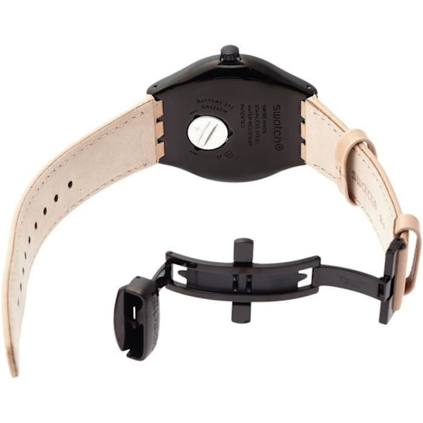 Klocka - Swatch - YWB400 - Kvarts - Analog - Brunt läder