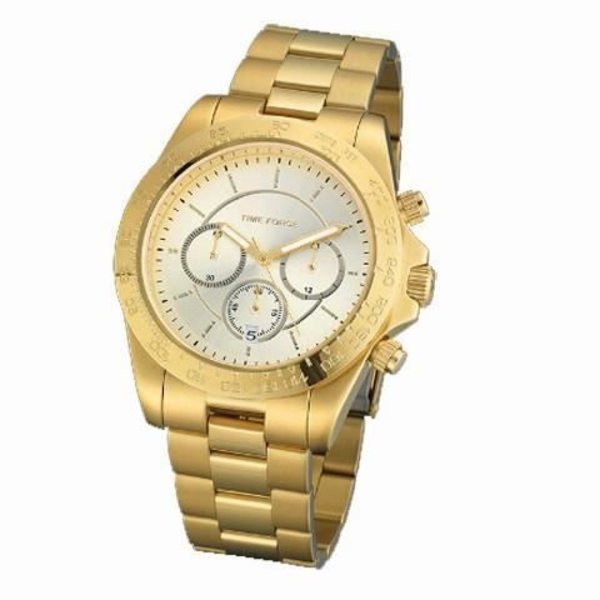 Klocka - Time Force - TF4192L09M - Kvarts - Analog - Guld
