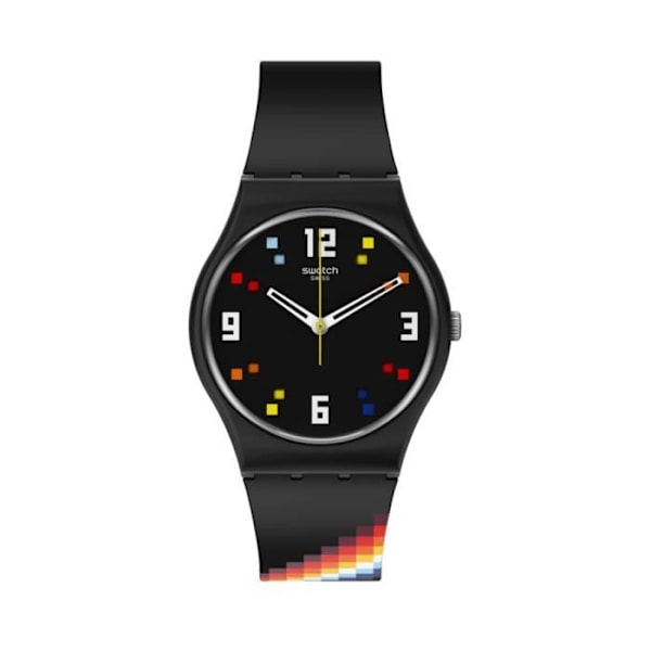 Swatch ur BLACK CAROUSEL SQUARES Originals Gent 34mm SO28B705