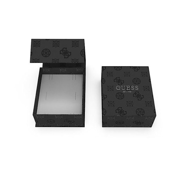 Øreringe - GUESS - JUME01343JWSTBKT-U - Rustfrit stål - Sølv - Sort Silver, Svart