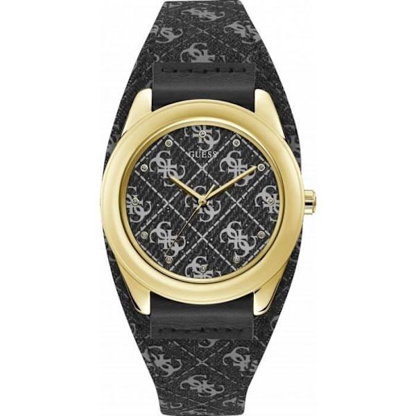 Ur - Guess - Eva W1278L2 - Sort-guld - 40 mm - Vandtæthed 1 ATM guld, svart, grått