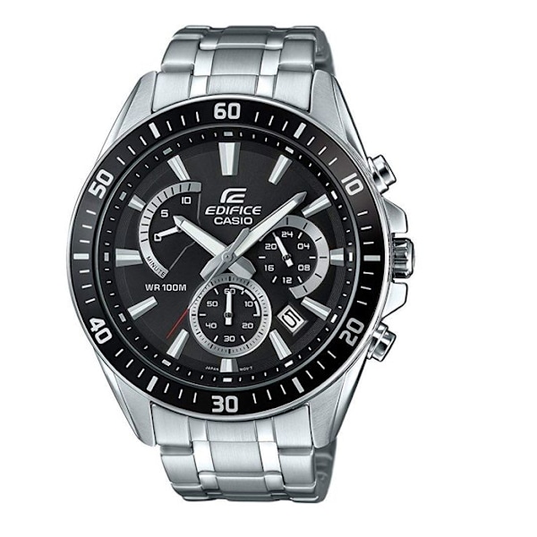 Klocka - Casio - EFR-552D-1AVUEF - Silver - Svart - Kvarts - Analog Silver