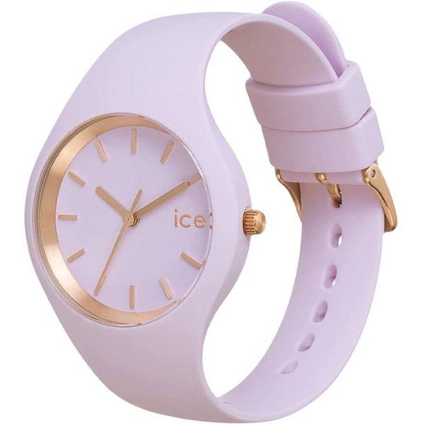 Ur - ICE WATCH - Ice Glam Brushed Lavender Small - Silikone - Lilla - Analogisk Lila