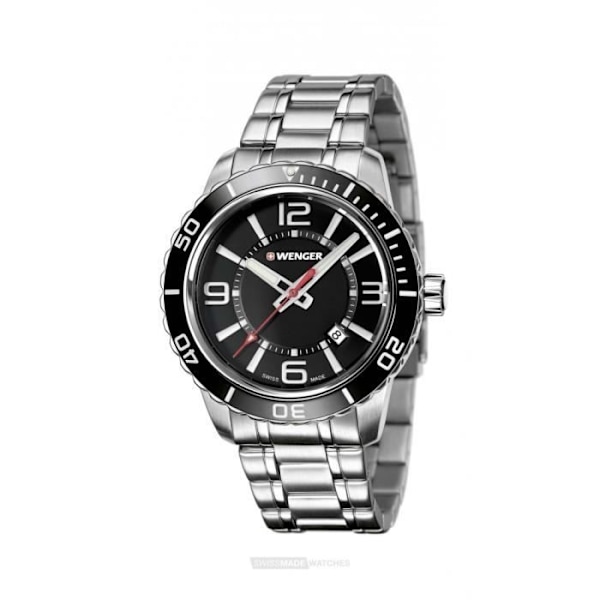 Ur - WENGER - 01.0851.118 - Herrer - Sort - Analog Svart